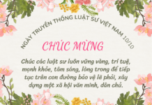 Chúc mừng ngày truyền thống luật sư Việt Nam 10 -10