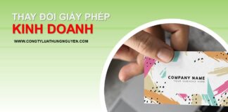 Thủ tục thay đổi tên công ty trong giấy phép kinh doanh